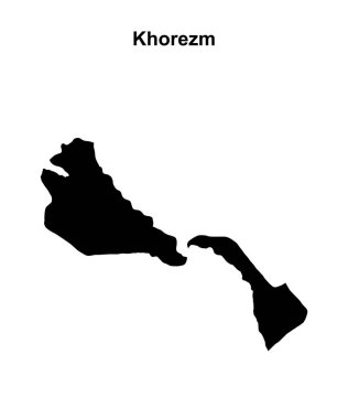 Khorezm bölgesi boş ana hat haritası
