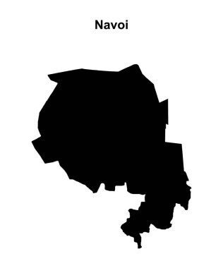 Navoi bölgesi boş ana hat haritası