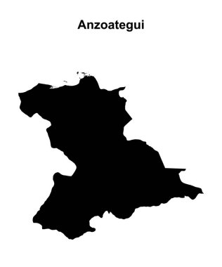 Anzoategui durumu boş ana hat haritası