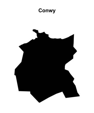 Conwy boş dış hat haritası