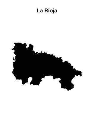 La Rioja boş ana hat haritası
