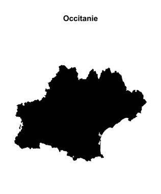 Occitanie boş ana hat haritası