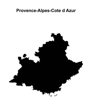 Provence-Alpes-Cote d Azur özet haritası