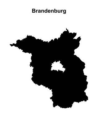 Brandenburg boş ana hat haritası