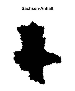 Sachsen-Anhalt ana hat haritası