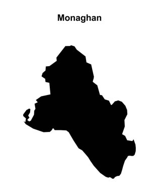 Monaghan boş ana hat haritası