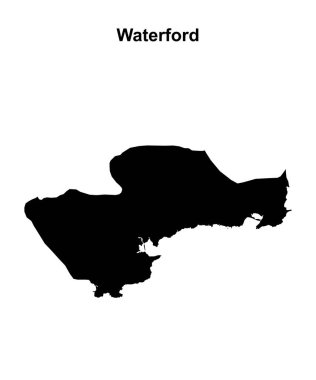 Waterford boş dış hat haritası
