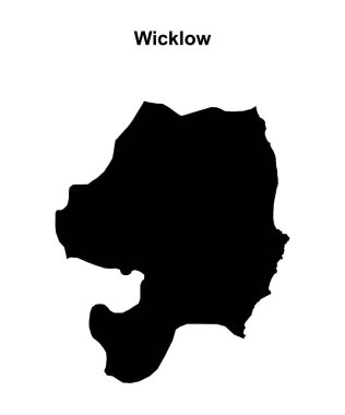 Wicklow boş dış hat haritası