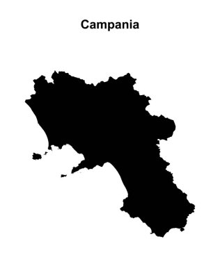 Campania boş dış hat haritası