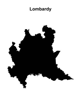 Lombardy boş ana hat haritası