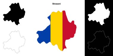 Straseni boş çizgi haritası ayarlandı