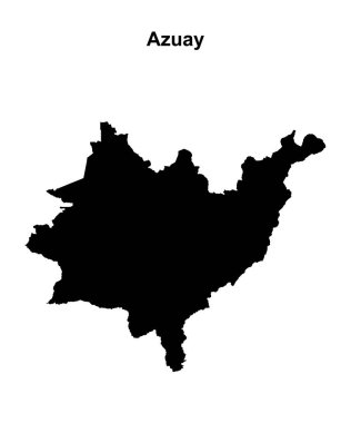 Azuay eyaleti boş ana hat haritası