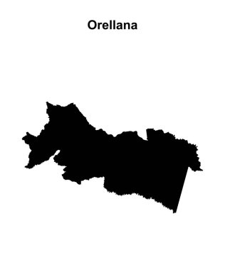 Orellana eyaleti boş ana hat haritası