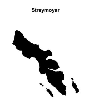 Streymoyar bölgesi boş ana hat haritası