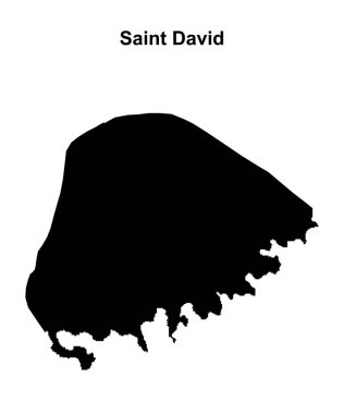 Saint David bölgesi boş ana hat haritası