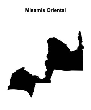 Misamis Oriental bölgesi boş ana hat haritası