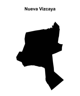 Nueva Vizcaya eyaleti boş ana hat haritası