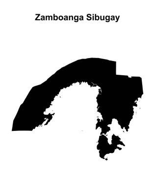 Zamboanga Sibugay bölgesi boş ana hat haritası