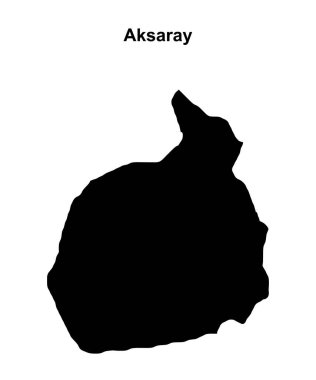 Aksaray eyaleti boş ana hat haritası