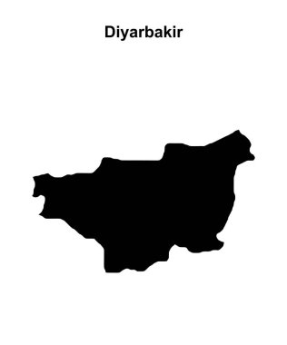 Diyarbakır boş ana hat haritası