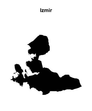 İzmir boş ana hat haritası