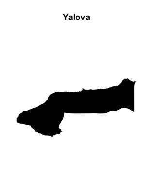 Yalova eyaleti boş ana hat haritası