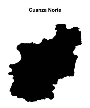 Cuanza Norte vilayeti boş ana hat haritası