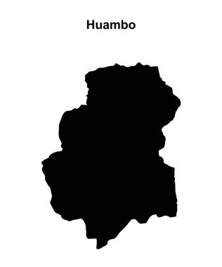 Huambo bölgesi boş ana hat haritası
