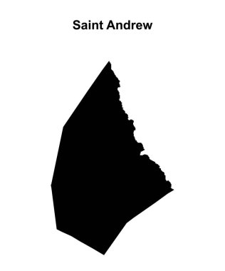 Saint Andrew bölgesi boş ana hat haritası