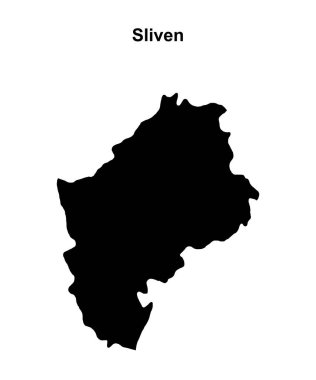 Sliven eyaleti boş ana hat haritası