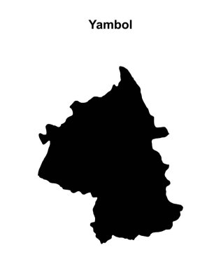Yambol bölgesi boş ana hat haritası