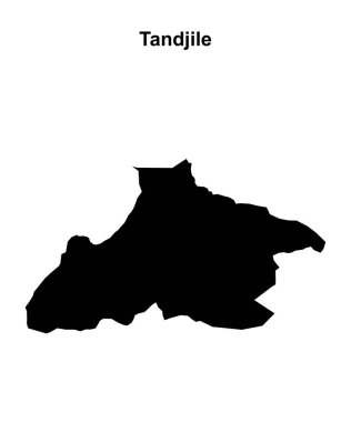 Tandjile bölgesi boş ana hat haritası