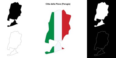 Citta della Pieve (Umbria) ana hat haritası ayarlandı