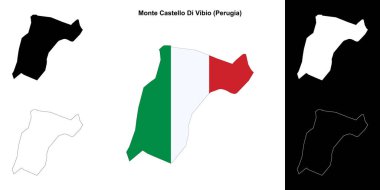 Monte Castello Di Vibio (Umbria) ana hat haritası seti