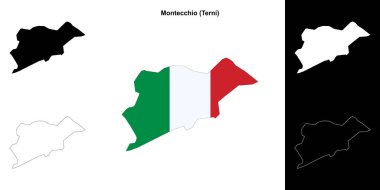 Montecchio (Umbria) ana hat haritası seti