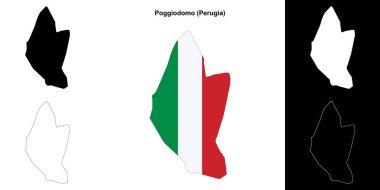 Poggiodomo (Umbria) ana hat haritası ayarlandı