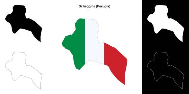 Scheggino (Umbria) ana hat haritası ayarlandı