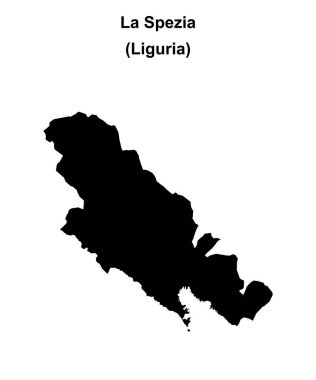 La Spezia eyalet ana hatları haritası