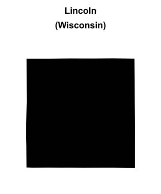 Lincoln County (Wisconsin) boş ana hat haritası