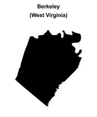 Berkeley County (Batı Virginia) boş ana hat haritası