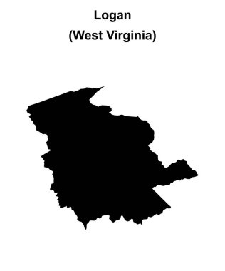 Logan County (Batı Virginia) boş ana hat haritası