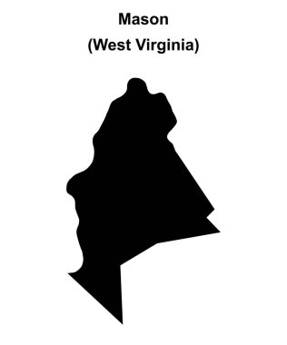 Mason County (Batı Virginia) boş ana hat haritası