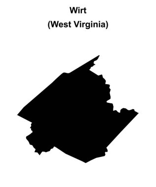 Wirt County (Batı Virginia) boş ana hat haritası