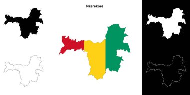 Nzerekore bölgesi ana hat haritası ayarlandı