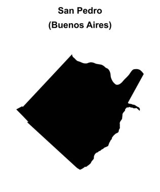 San Pedro Departmanı (Buenos Aires) boş ana hat haritası