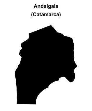 Andalgala Departmanı (Catamarca) boş ana hat haritası