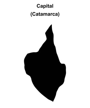 Sermaye bölümü (Catamarca) boş ana hat haritası