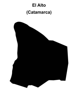 El Alto Departmanı (Catamarca) boş ana hat haritası