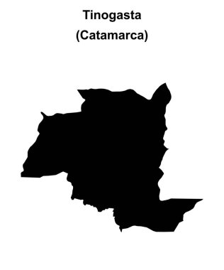 Tinogasta bölümü (Catamarca) boş ana hat haritası