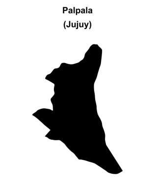 Palpala Departmanı (Jujuy) boş ana hat haritası